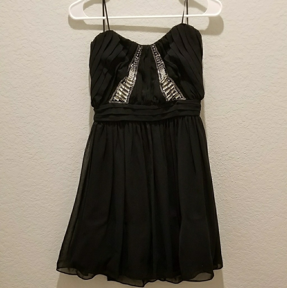 Beaded strapless dress